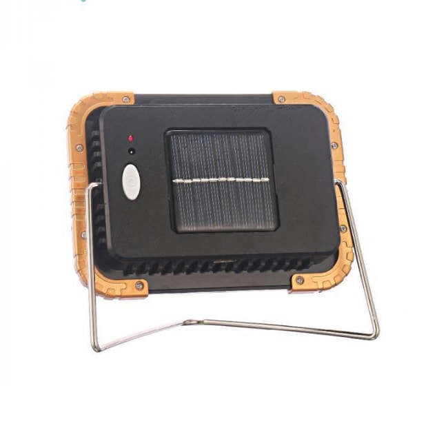 Prenosný LED reflektor 10W so solárnym nabíjaním – Obrázok 2