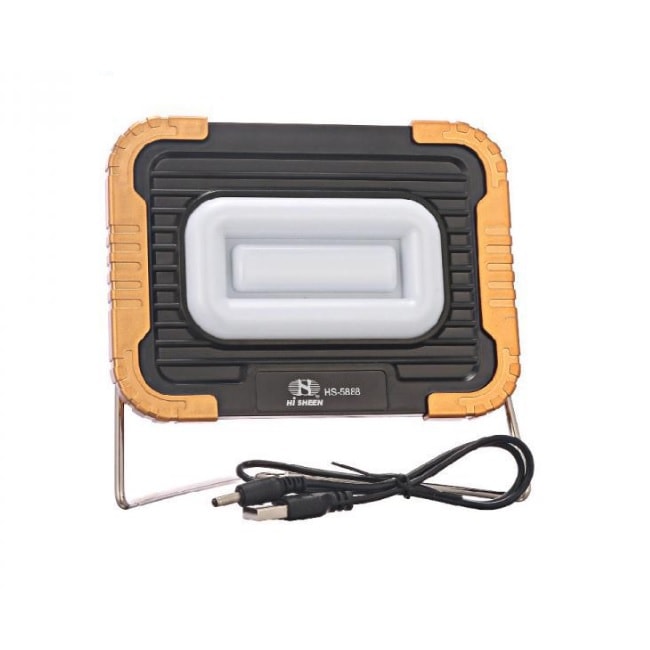 prenosny led reflektor so solarnym nabijanim