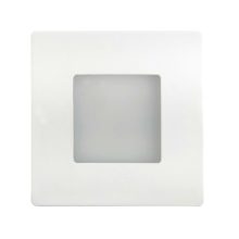 biele hranate orientacne led svietidlo ip44 2,5w 4000k do elektroinstalacnej krabice kp68