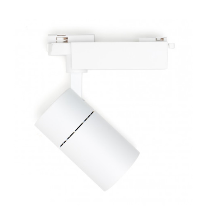 biely led reflektor do jednofazovej kolajnice 30w